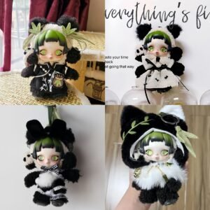 Doll Clothes, Handmade Outfit for Lazy Panda 10cm(No dolls)