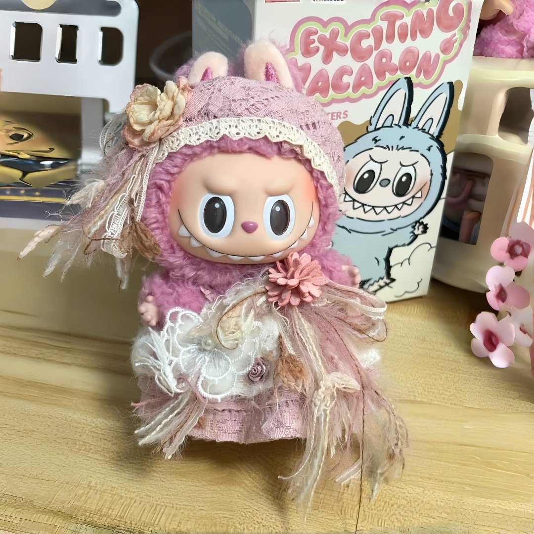 Dolls Costume, Handmade Outfit for Skullpanda and Labubu 10cm - Image 3