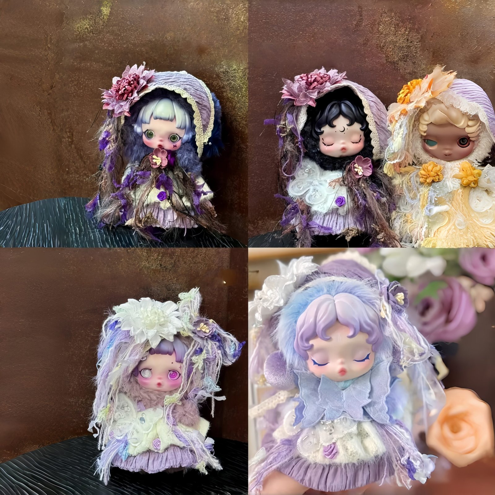 Dolls Costume, Handmade Outfit for Skullpanda and Labubu 10cm - Image 5