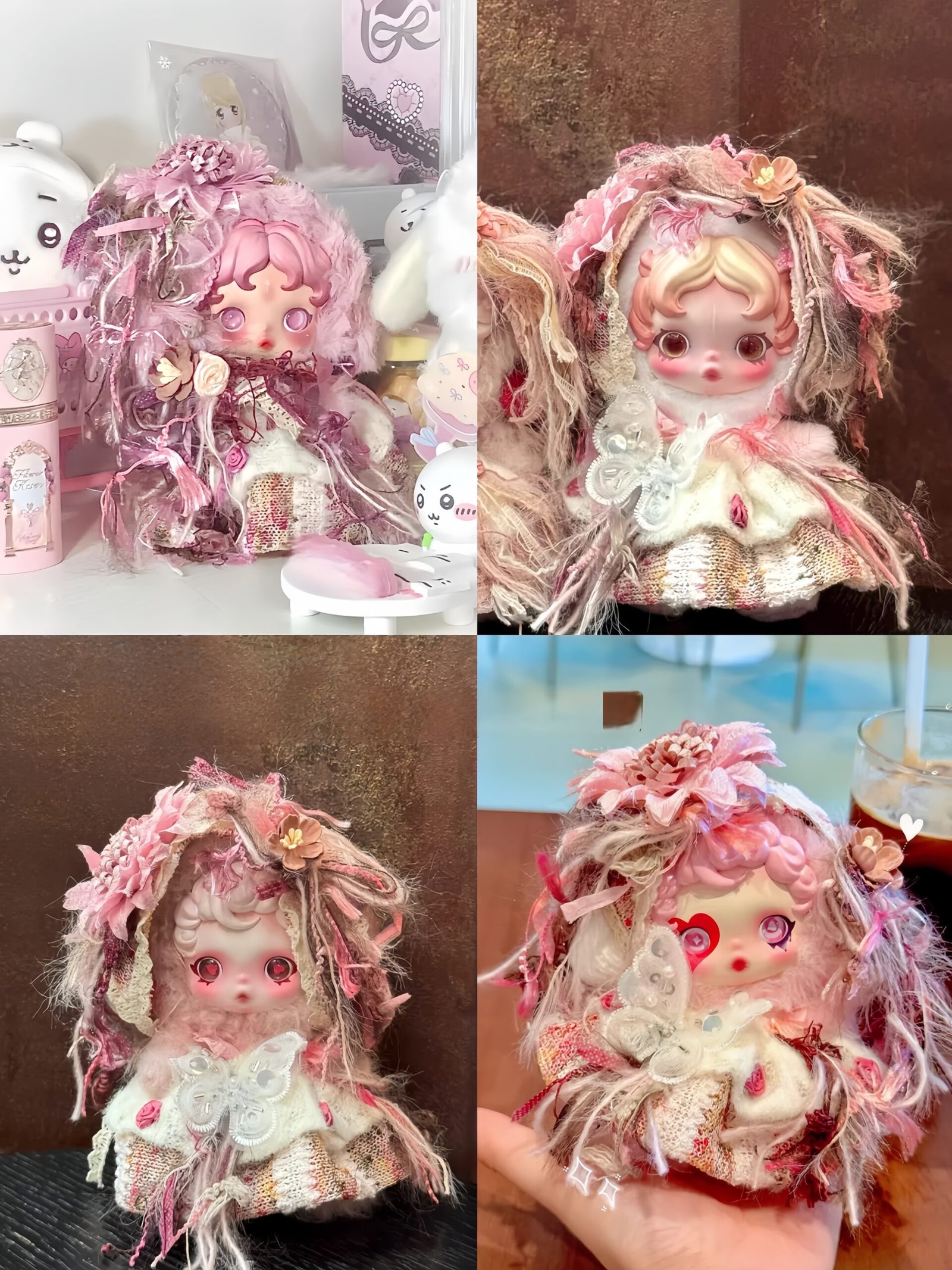 Dolls Costume, Handmade Outfit for Skullpanda and Labubu 10cm - Image 6