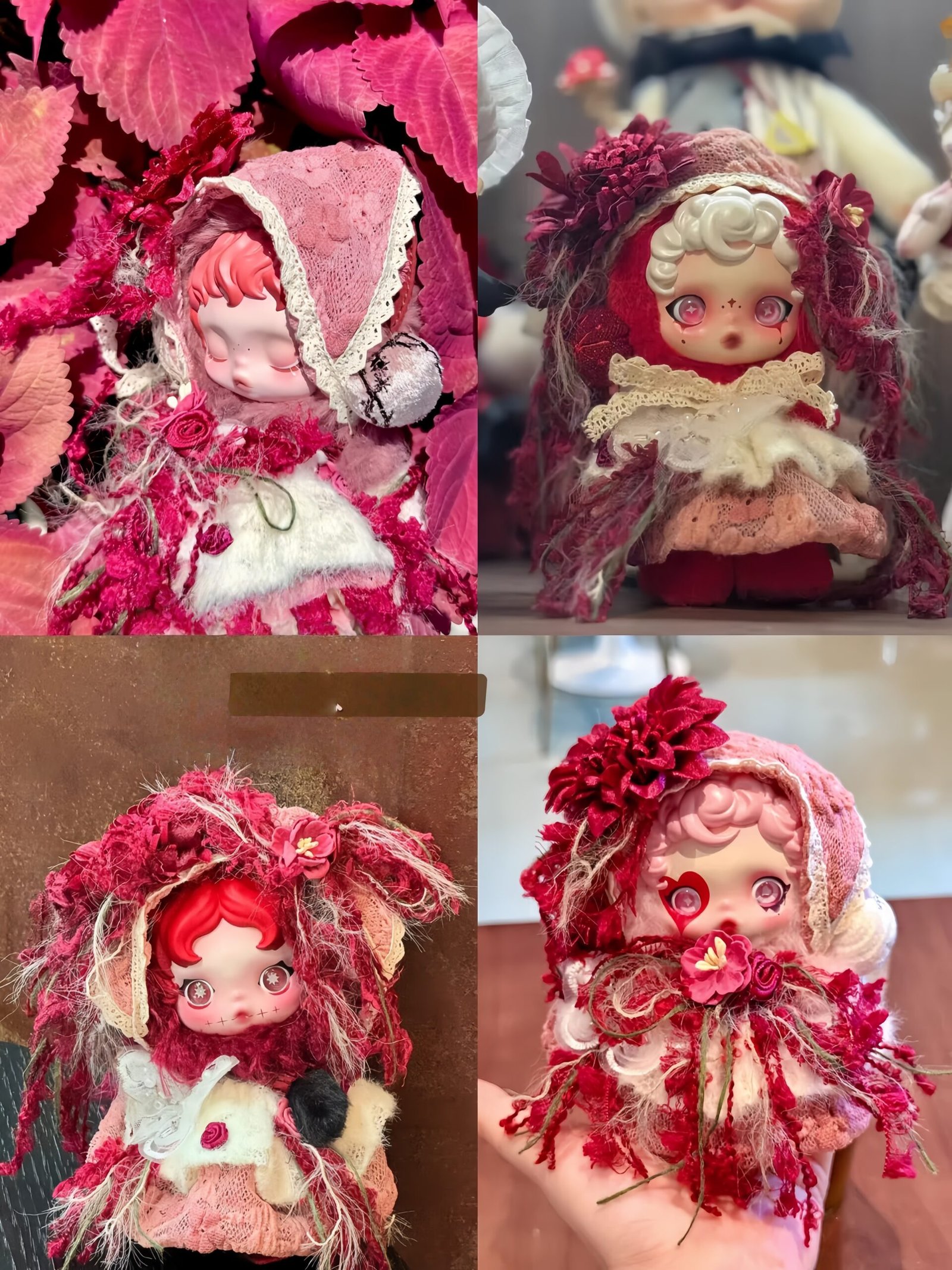 Dolls Costume, Handmade Outfit for Skullpanda and Labubu 10cm - Image 7